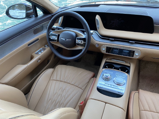 제네시스 G90 1열. 장우진 기자